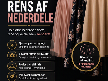👗 Professionel rens af nederdele i Vanløse – Hold dine nederdele flotte og velplejede