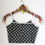 Thumbnail: Black Polka Dabu Printed Stretchable Spaghetti Blouse/Crop Top