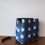 Thumbnail: Indigo Polka Dabu Printed and Cork Sling Bag with Hanlde