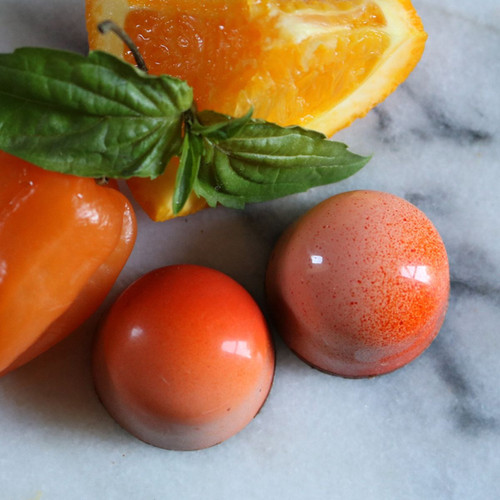 Keto Friendly Orange Basil Bonbon Luxury Candy by 3D Candies