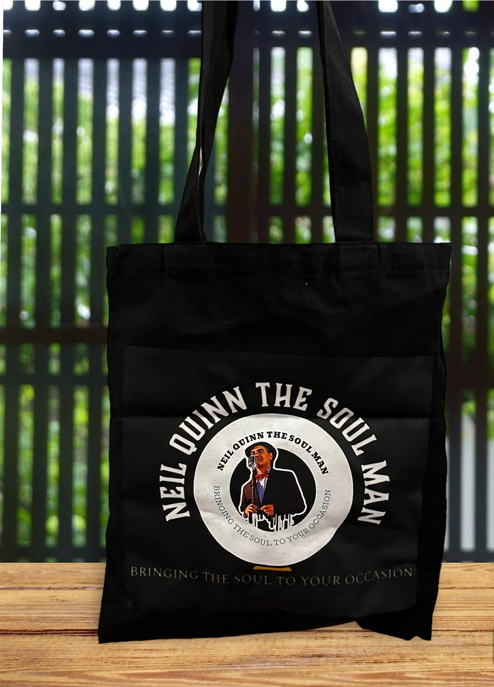 Thumbnail: Black Soul Man Tote Bag