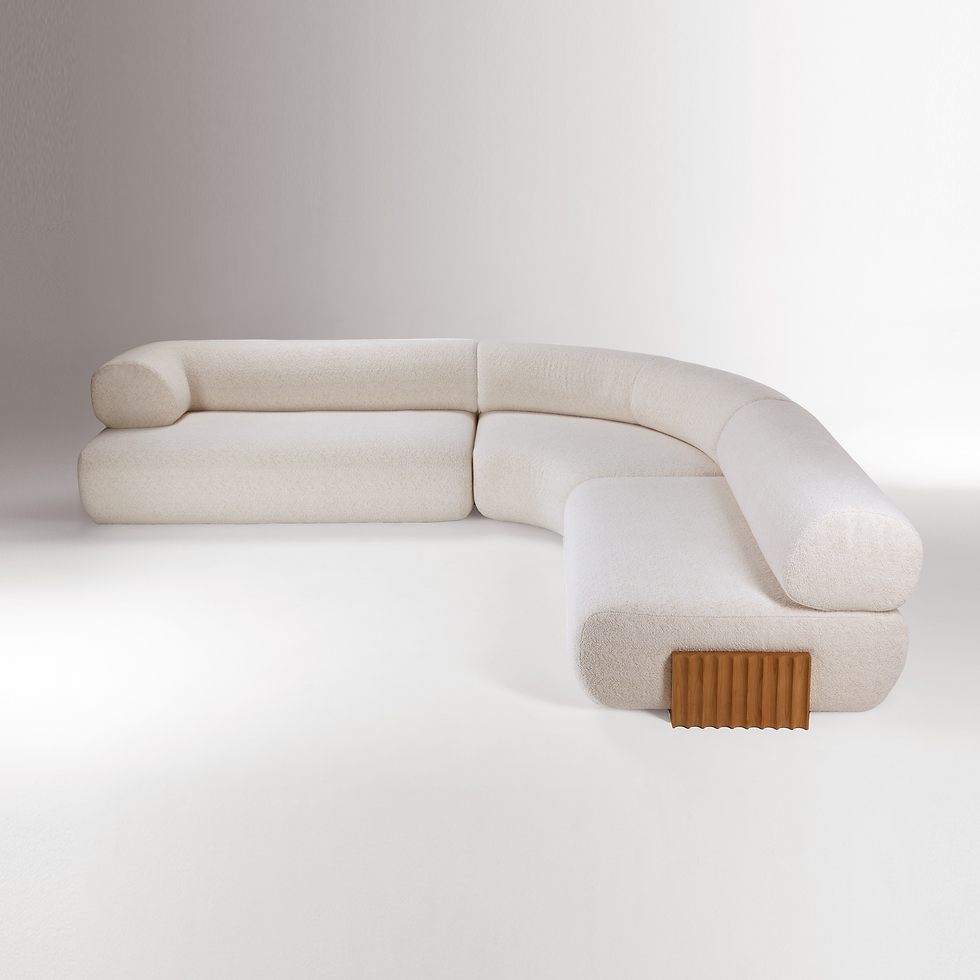 Thumbnail: Carmel Wood Modular Couch