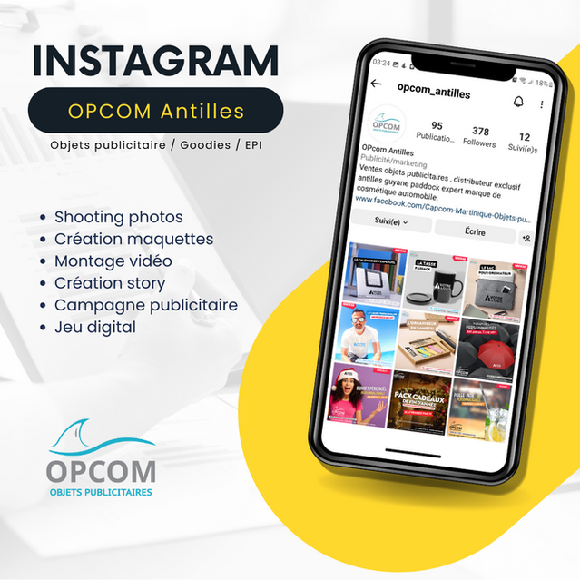 Instagram | Agence de Communication | My Team 2 Com Martinique