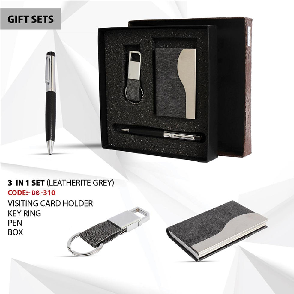 Gift Set(Visiting Card Holder, Key Ring, Pen)