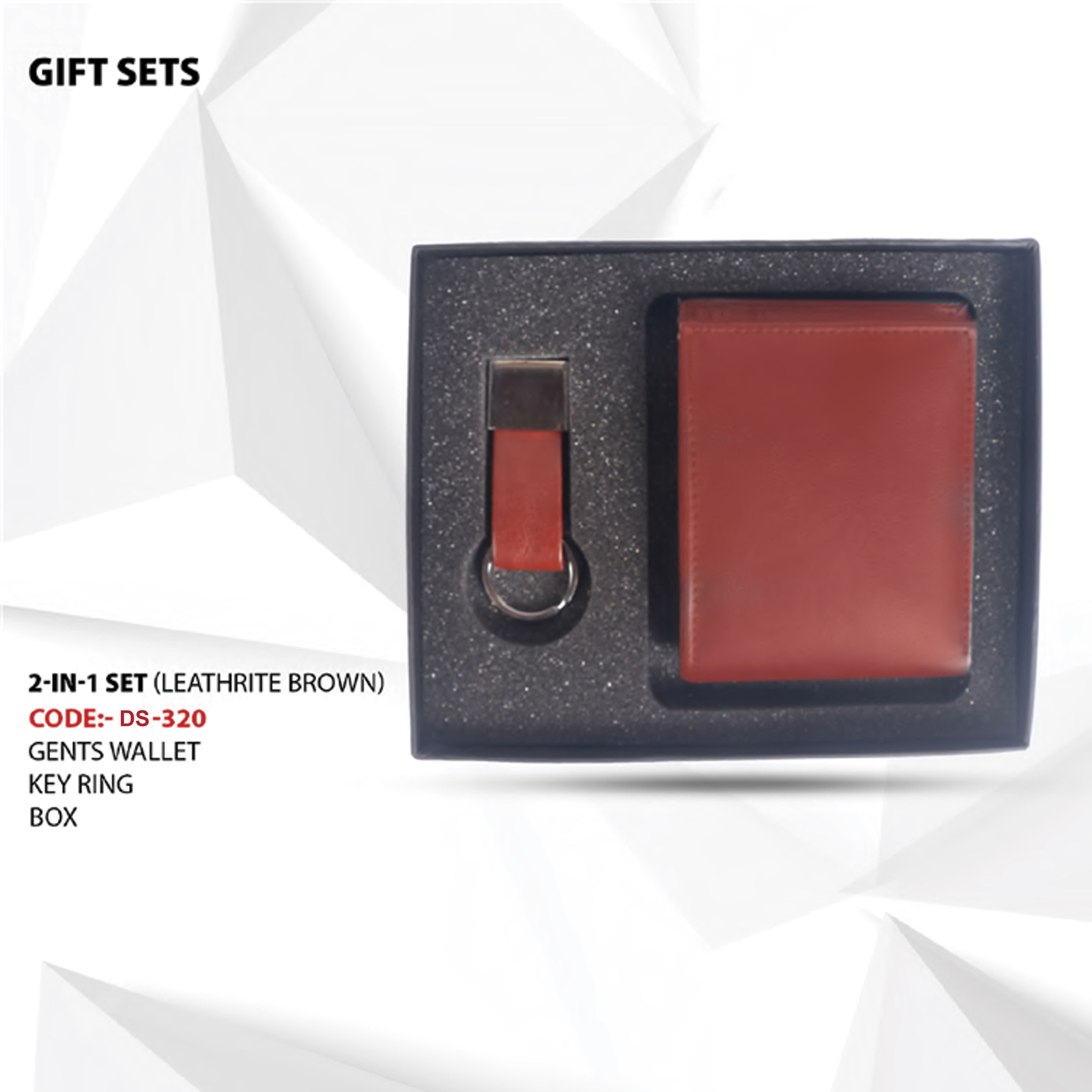 Gift Set (Gents Wallet, Key Ring)