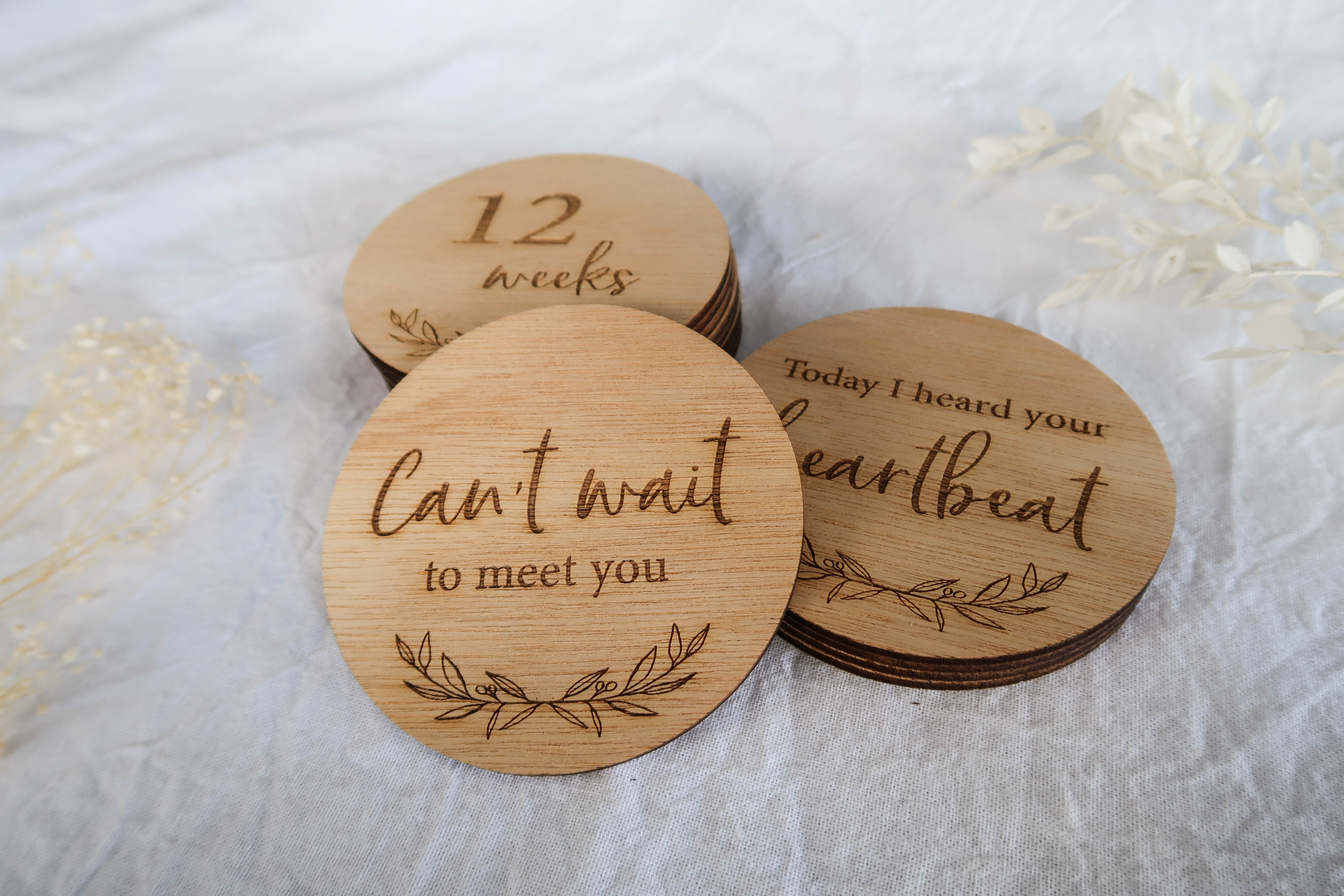 Pregnancy Milestone Plaques