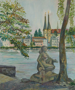 Inseli view to the Hofkirche