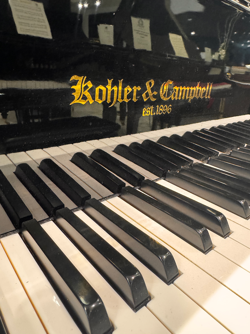 Thumbnail: Kohler & Campbell KCG-500 Baby Grand Piano | Ebony Polish