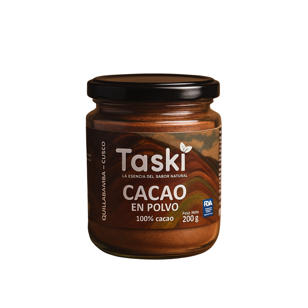 Cacao puro cusqueño polvo 200g