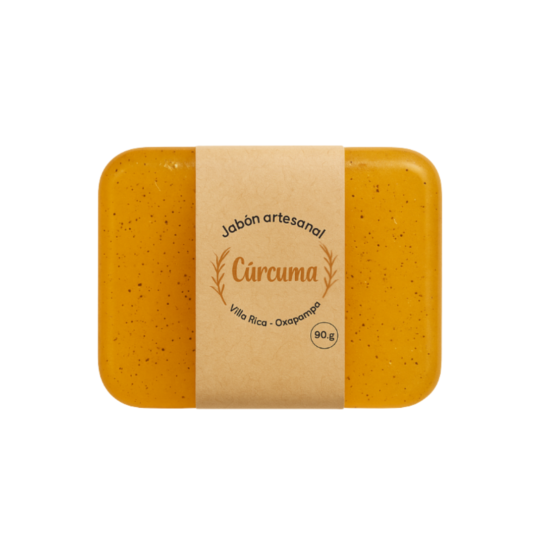 Jabón natural de Cúrcuma 90g