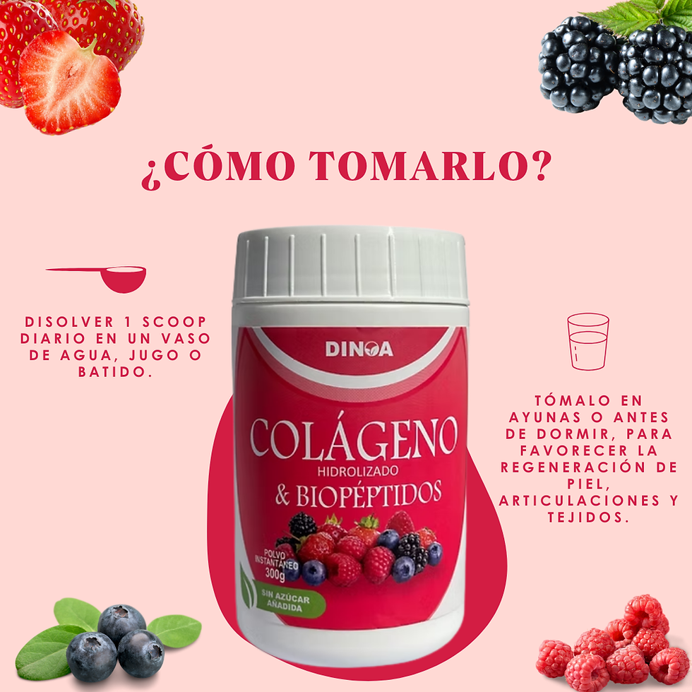 Thumbnail: Colágeno Hidrolizado & Biopéptidos de 300g Dinoa-Regeneración y Vitalida