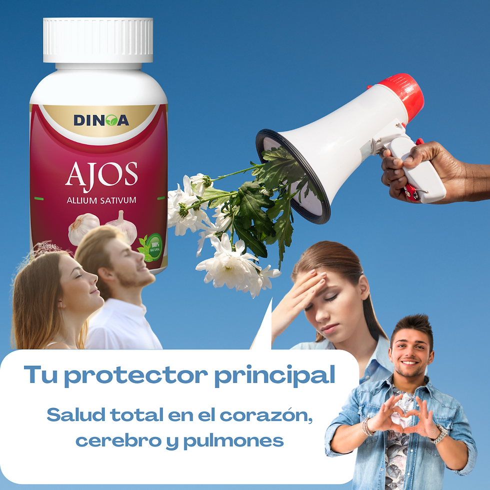 Ajos tiene triple protección por ser un vasodilatador que permite irrigar de sangre con oxigeno al cuerpo