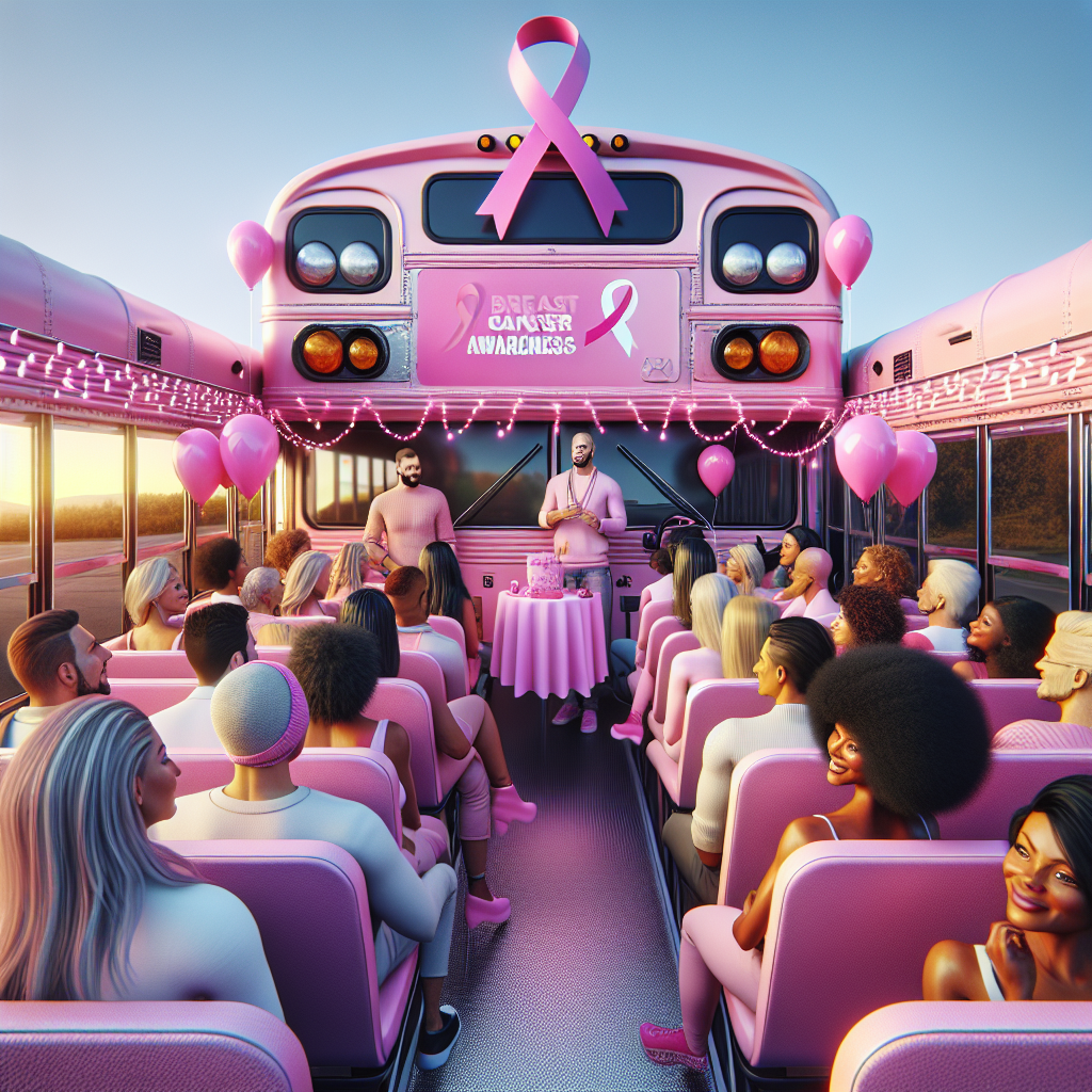 Pink Ribbon with Wings