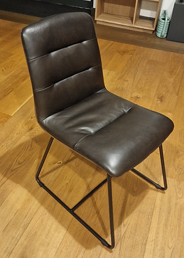 Riley wood szék bőr kárpittal