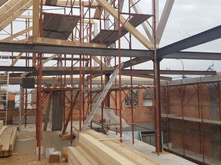 új építés szerkezetépítés folyamata építkezés során