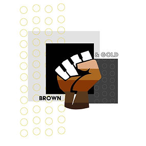 Cover art for single Brown and Gold, featuring Kiana Del