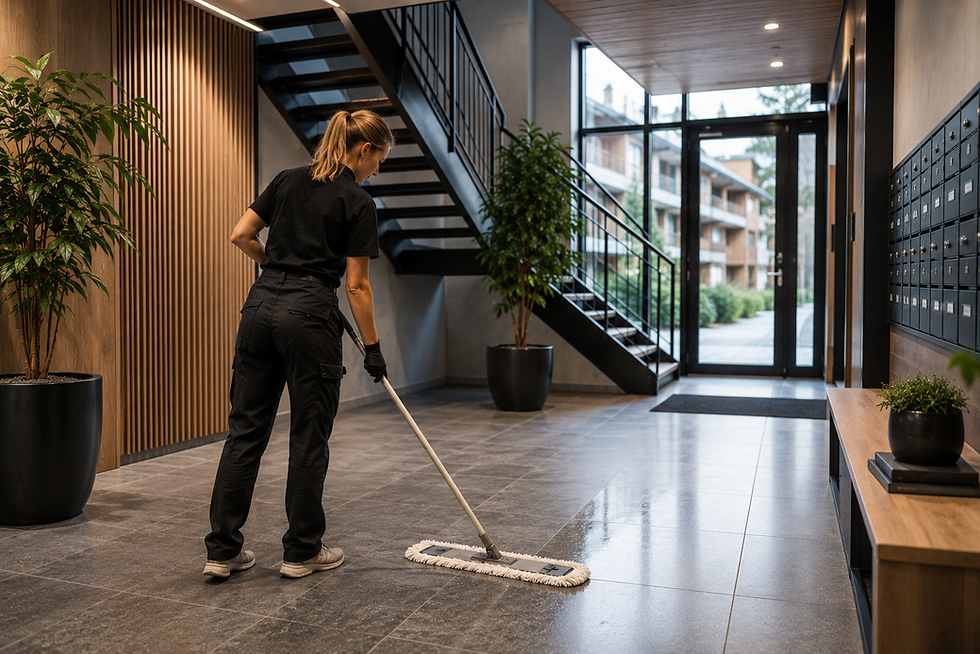 Renhold av fellesarealer i sameie på Geilo