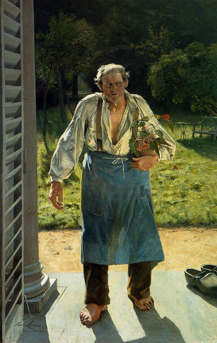 The Old Gardener Emile Claus Date: 1885