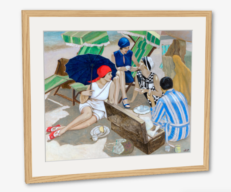 Miniature : "Lunch on the Beach" by A.P. Luxury Edition Passe-Partout