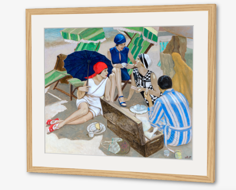 Miniature : "Lunch on the Beach" by A.P. Luxury Edition Passe-Partout