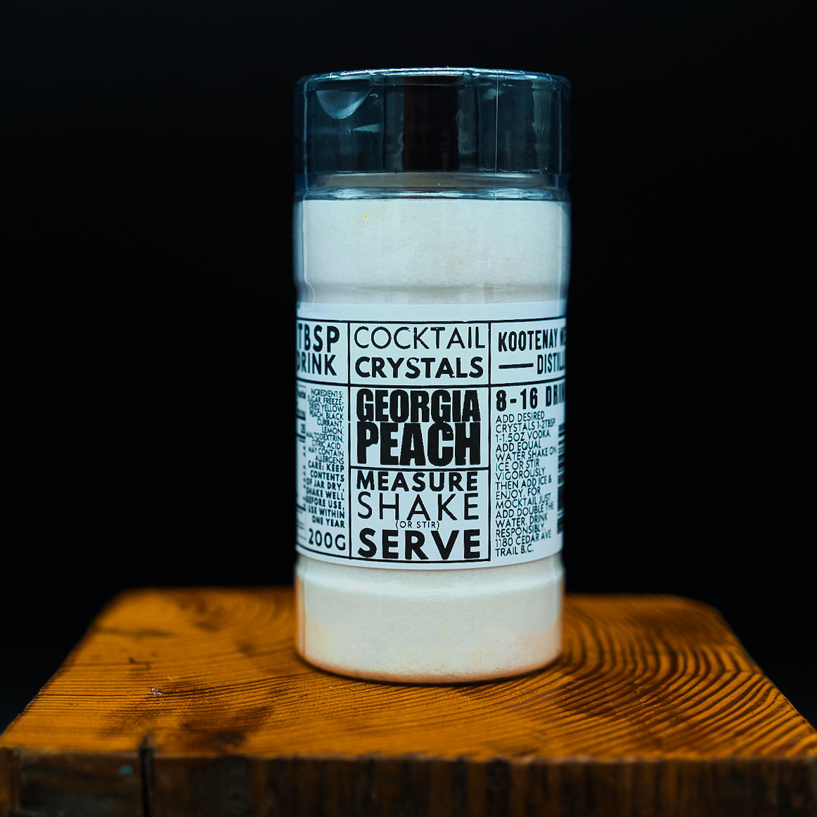 8 OZ Georgia Peach Cocktail Crystals