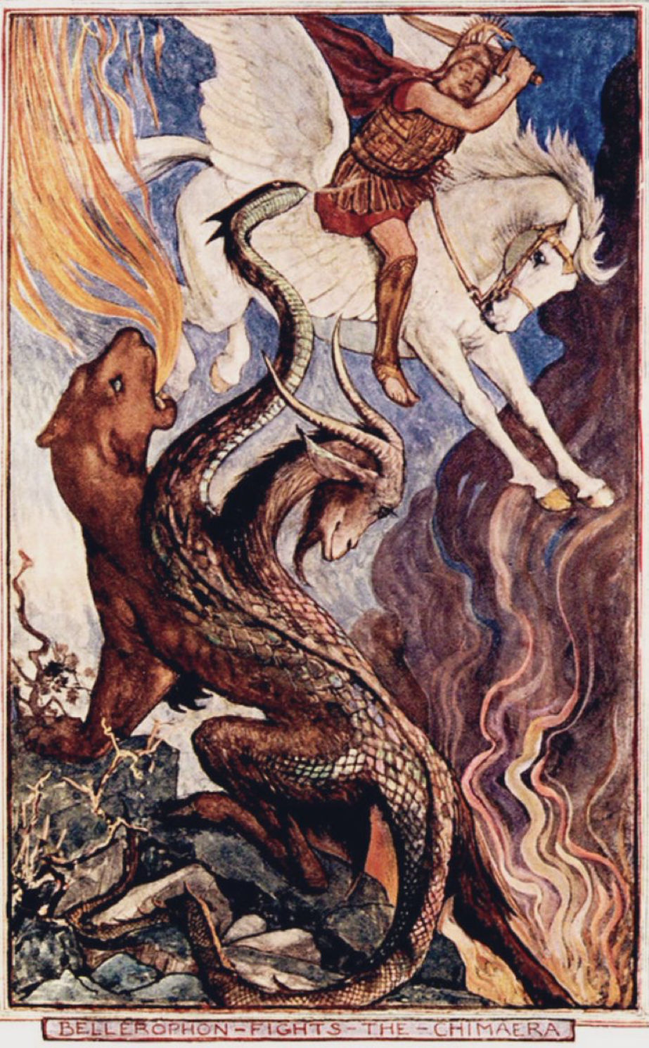 Painting by Henry Justice Ford (1911)