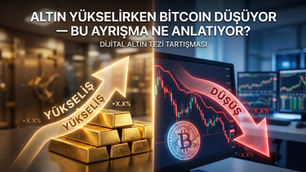 Altın Yükselirken Bitcoin Düşüyor — Bu Ayrışma Ne Anlatıyor?