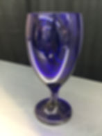 Blue goblet