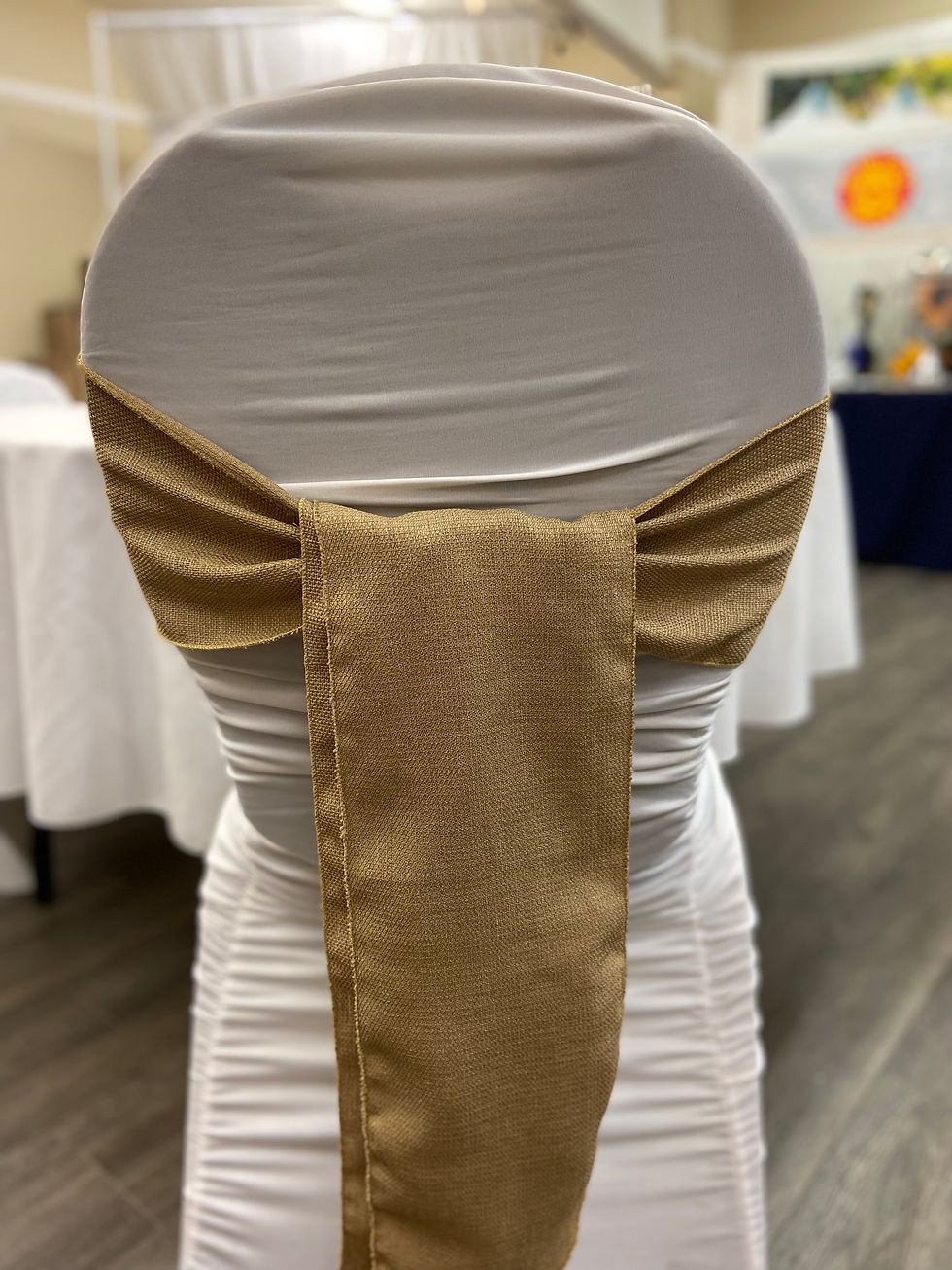 Burlap sash