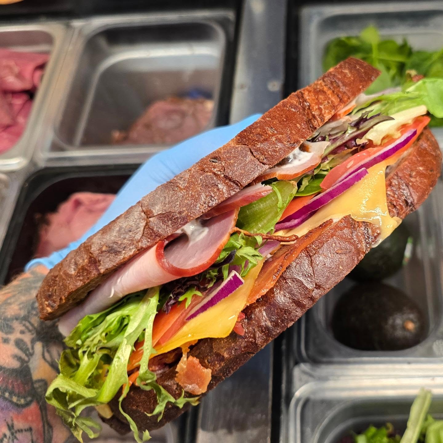 Arranged Food and Objects