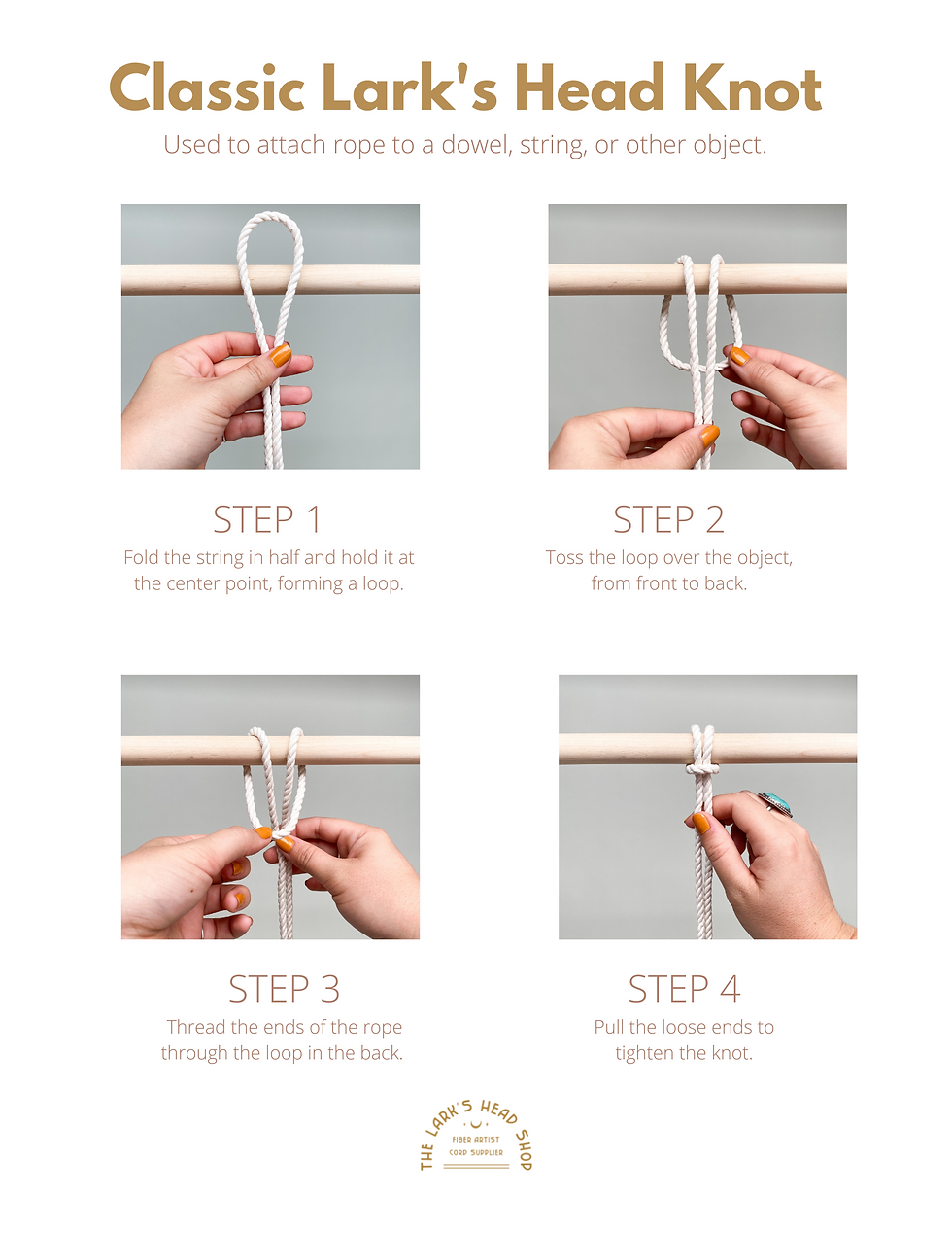 Thumbnail: Macramé Knot Guide (with step-by-step photos)