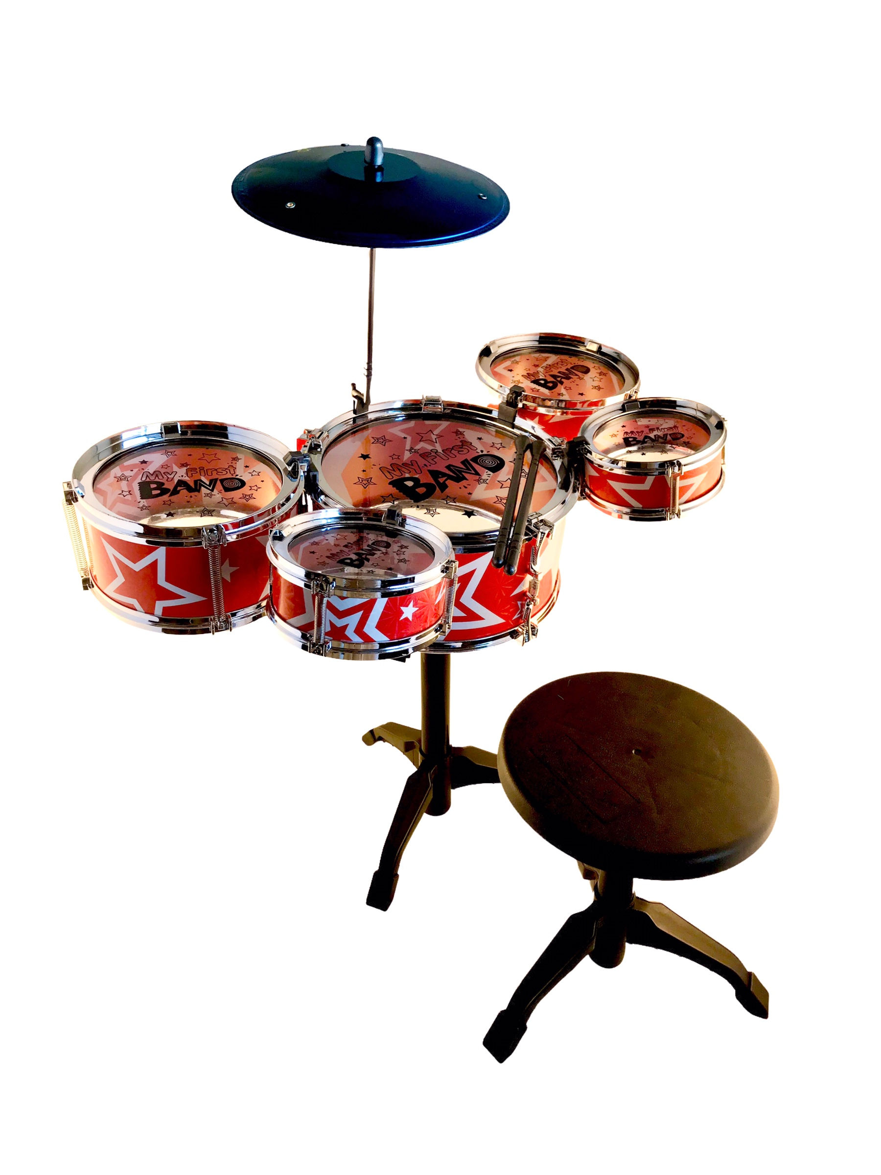 Bateria infantil con 5 tambores