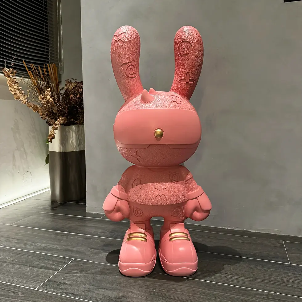Thumbnail: VelvetBunny™ – Luxury Fashion Rabbit Sculpture