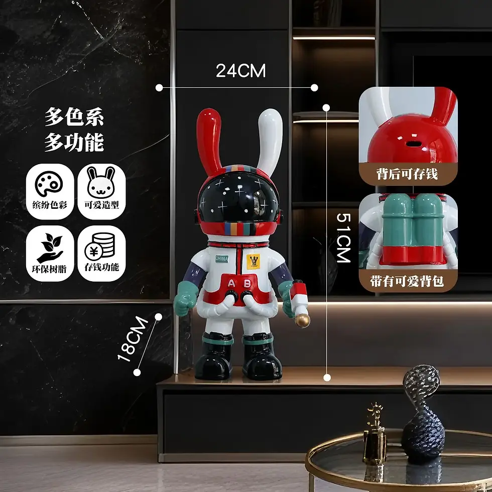 Thumbnail: CosmoHop™ – Space Rabbit Sculpture Bank