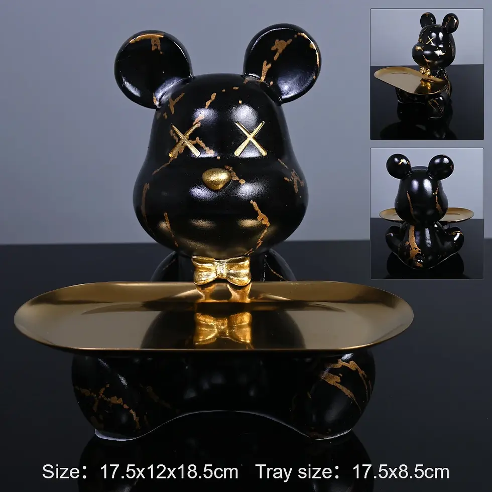 Thumbnail: Colorful Butler Bear Sculpture