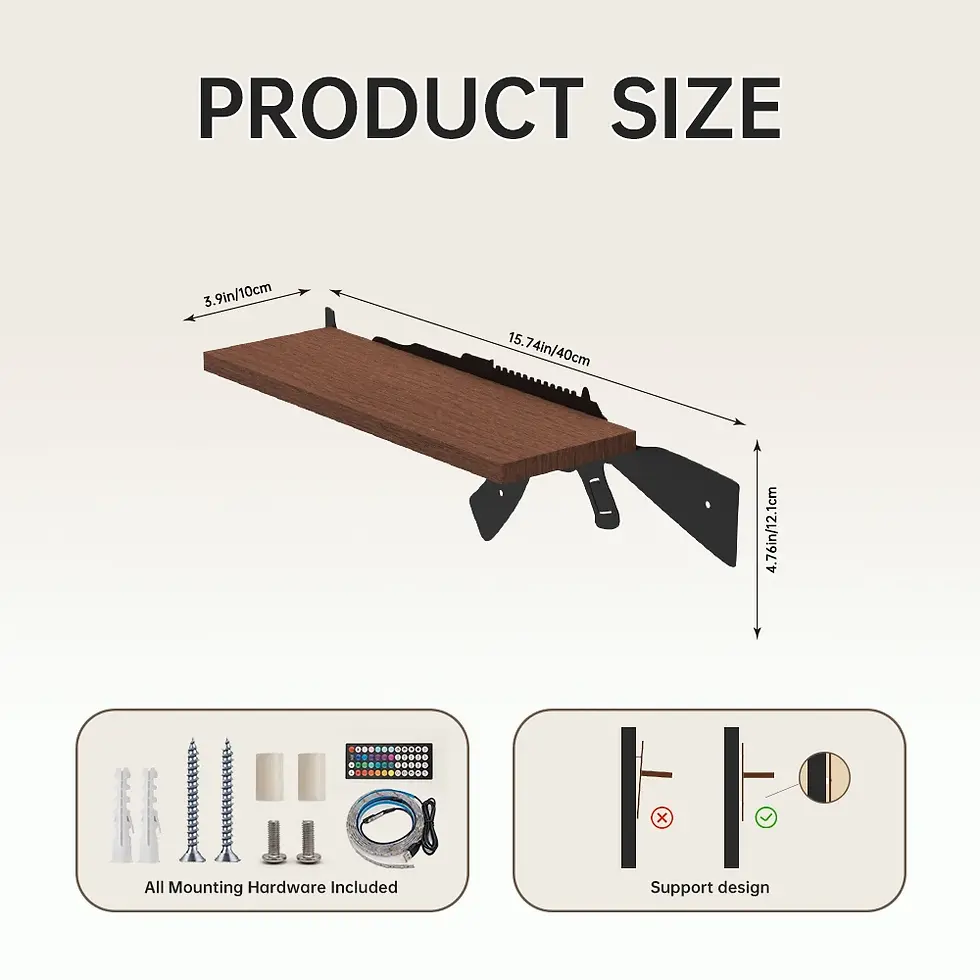 Thumbnail: ✨ GlowFrame™ — LED Wall Display Shelf