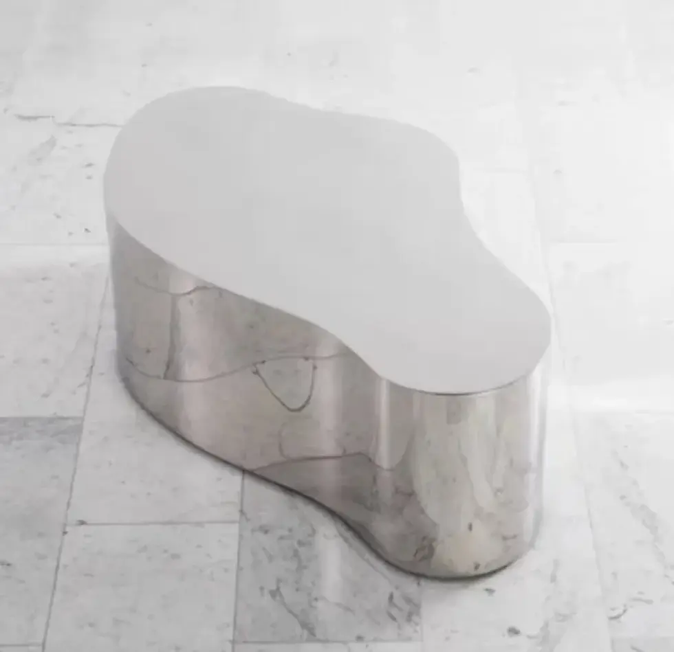 Thumbnail: NovaFlow™ – Sculptural Stainless Steel Coffee Table