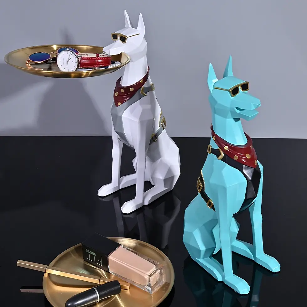 Thumbnail: Pawluxe™ – Butler Dog Tray Sculpture