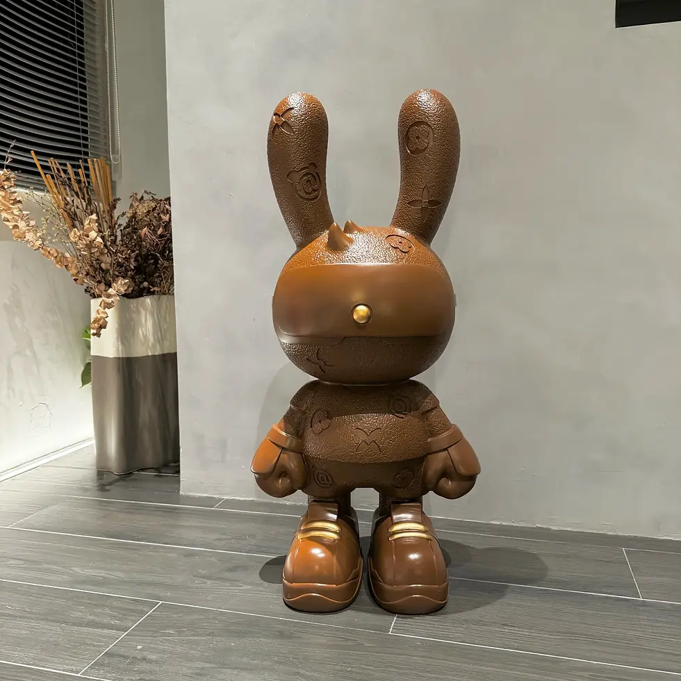 Thumbnail: VelvetBunny™ – Luxury Fashion Rabbit Sculpture