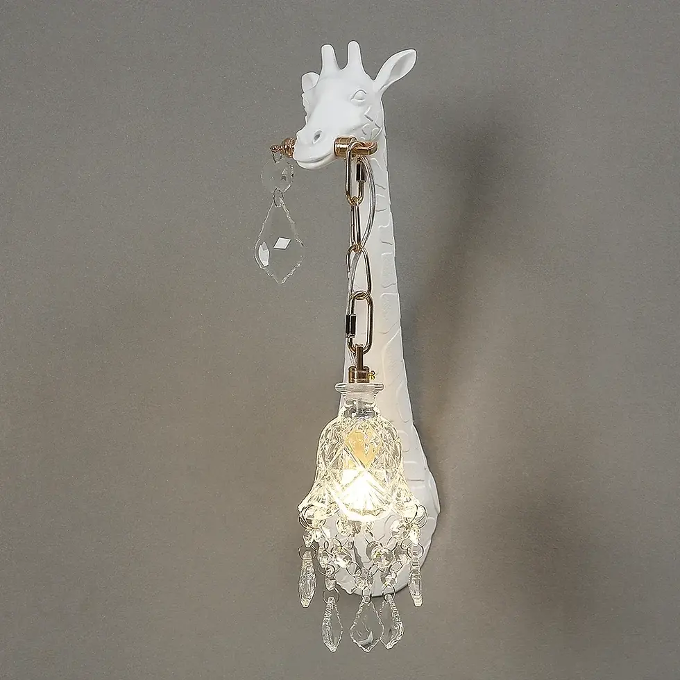 Thumbnail: 🦒 Giraffe Glow™ — Nordic Resin Wall Lamp