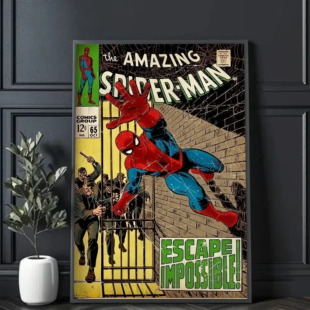 🦸🎨 Comic Legends™ Vintage Hero Canvas Poster