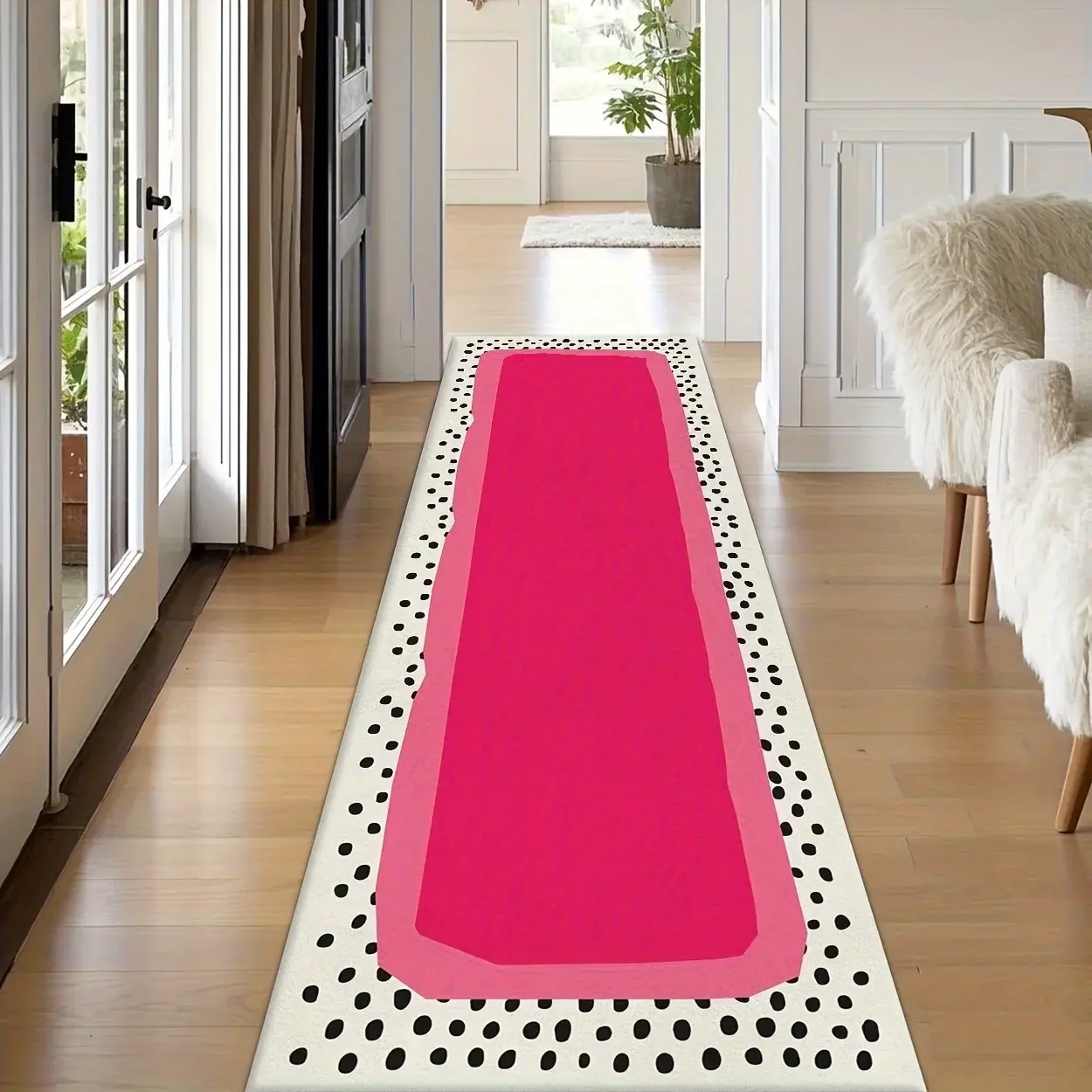 ⚫ Dot Dash™ — Modern Spotted Runner Rug