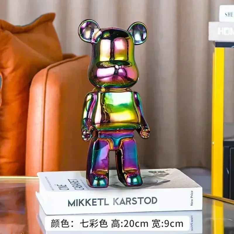 Thumbnail: Aesthetic Ceramic Bear Sculpture