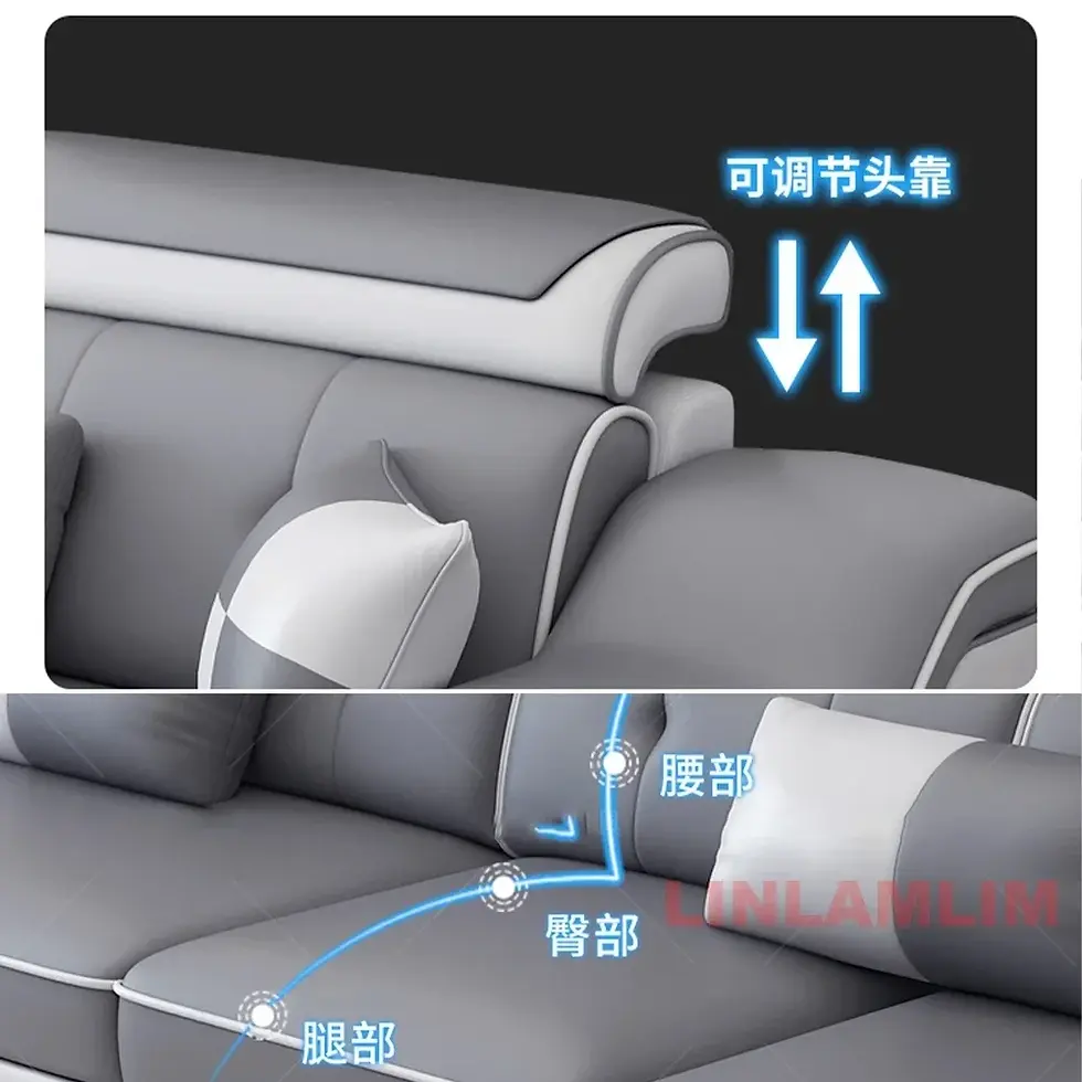 Thumbnail: Linlamlim™ Smart Cloud U-Shaped Sectional Sofa
