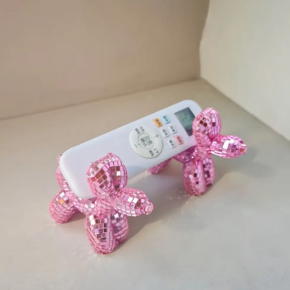 Thumbnail: 🪩🐶 Disco Pup™ Mirror Balloon Dog Figurine