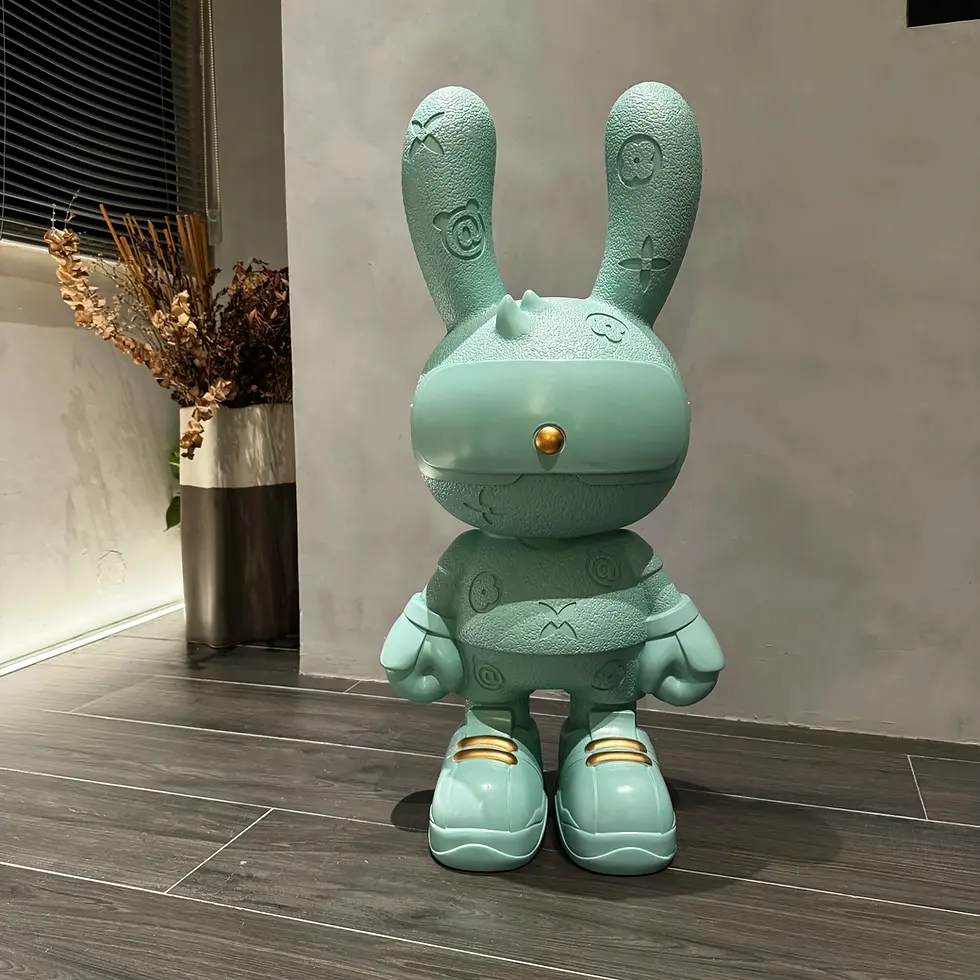 Thumbnail: VelvetBunny™ – Luxury Fashion Rabbit Sculpture