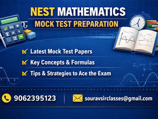 NEST Mathematics Mock Test 2026: Advanced Problem Solving, PYQ-Level Practice & Score Boost Guide