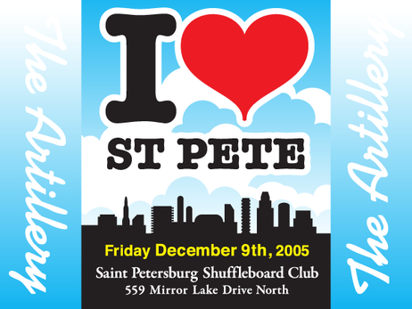 2005 • “I Love St Pete #1” St Petersburg Shuffleboard Club, St. Petersburg, FL