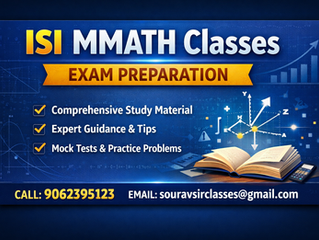 ISI MMath Classes 2026: Complete Preparation Guide, Syllabus, Strategy & Expert Coaching for ISI MMath Entrance Exam 🚀📘 #ISIMMath #ISIEntrance #MathsCoaching