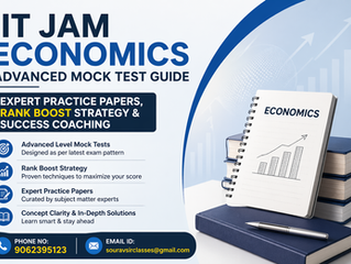 IIT JAM Economics Advanced Mock Test Guide | Expert Practice Papers, Rank Boost Strategy & Success Coaching